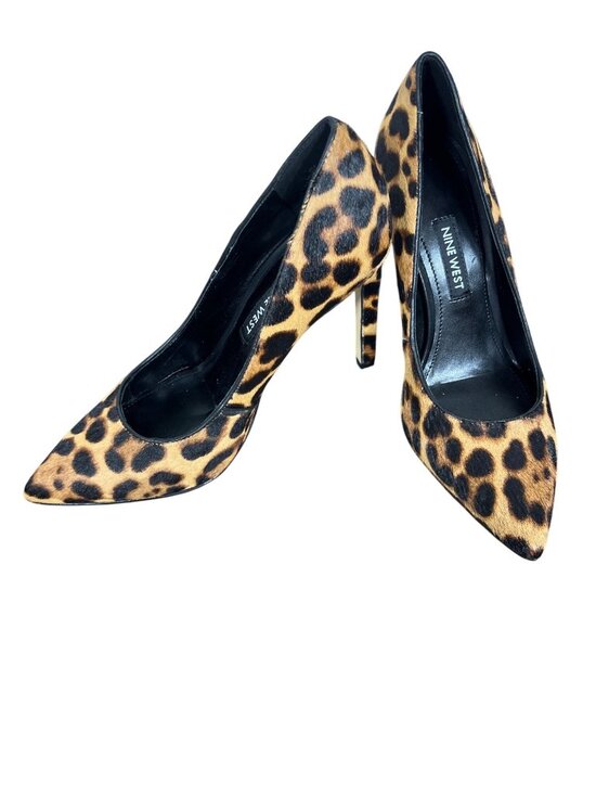 Nine West Shoes - NINE WEST Tatiana Pointy Toe Stiletto Pumps Leopard Print Sz 5.5 NWOB